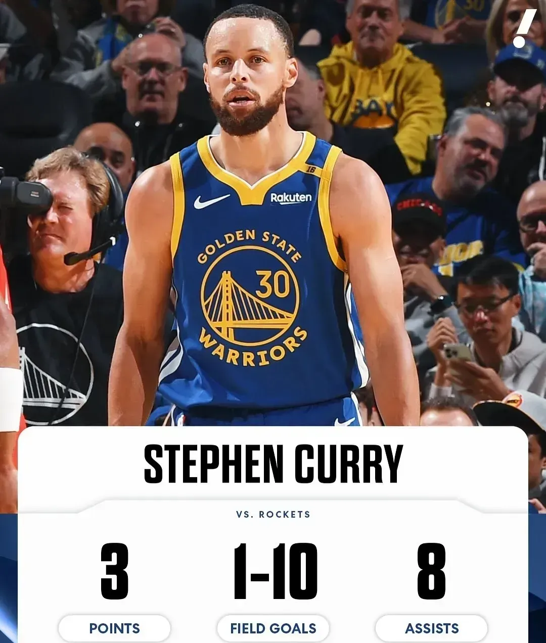 勇士遭遇惨败，场均得分下降